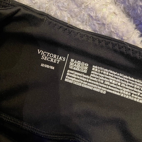 Victoria’s Secret black leggings. Size 12 - Picture 2 of 2
